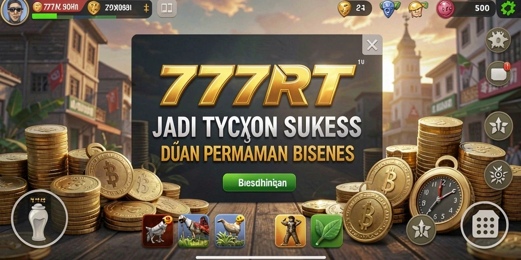 Gameplay Tycoon yang seru dan menantang di 777RT.