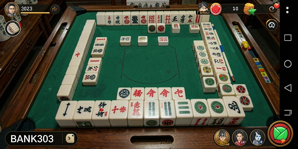 Tampilan gameplay BANK303 yang menarik dan penuh warna.