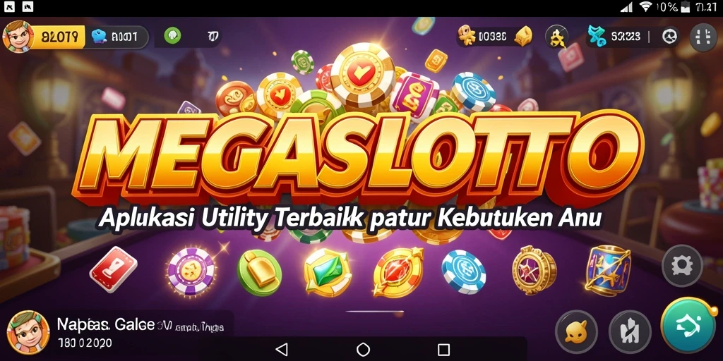 Tampilan antarmuka MEGASLOTO yang menarik dan intuitif.