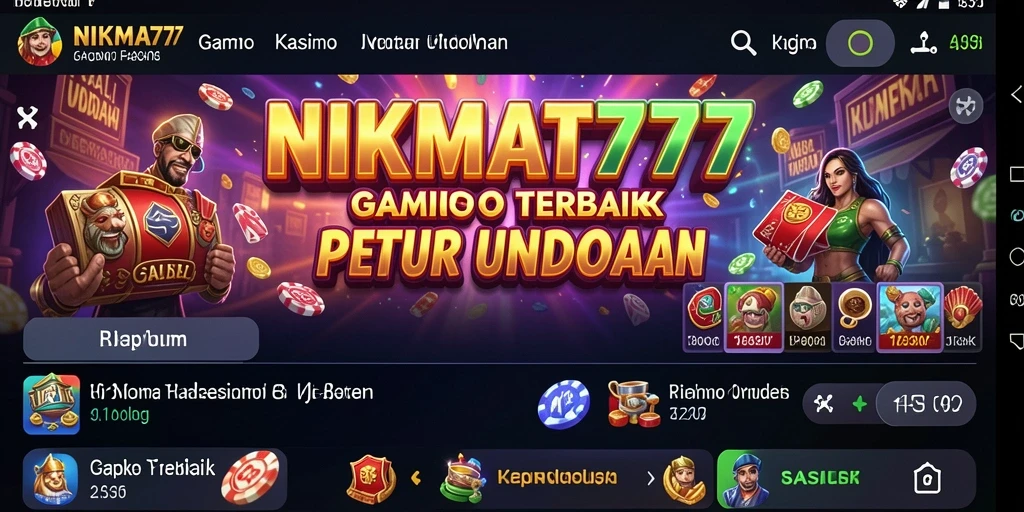 Tampilan menarik dan gameplay seru dari NIKMAT777.