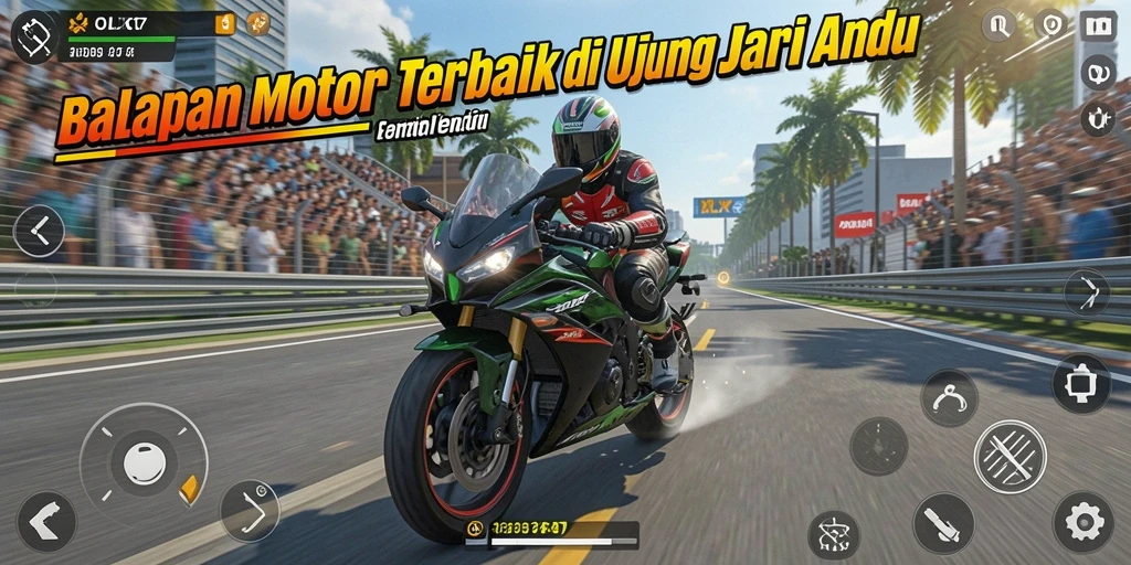 Tampilan gameplay OLX17 yang seru dan menegangkan.